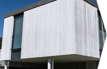 weatherboard or timber clad